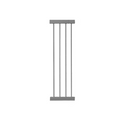 Callowesse Metal Mesh Stair Gate 28cm Extension - Ash Grey - Baby Gate Extension