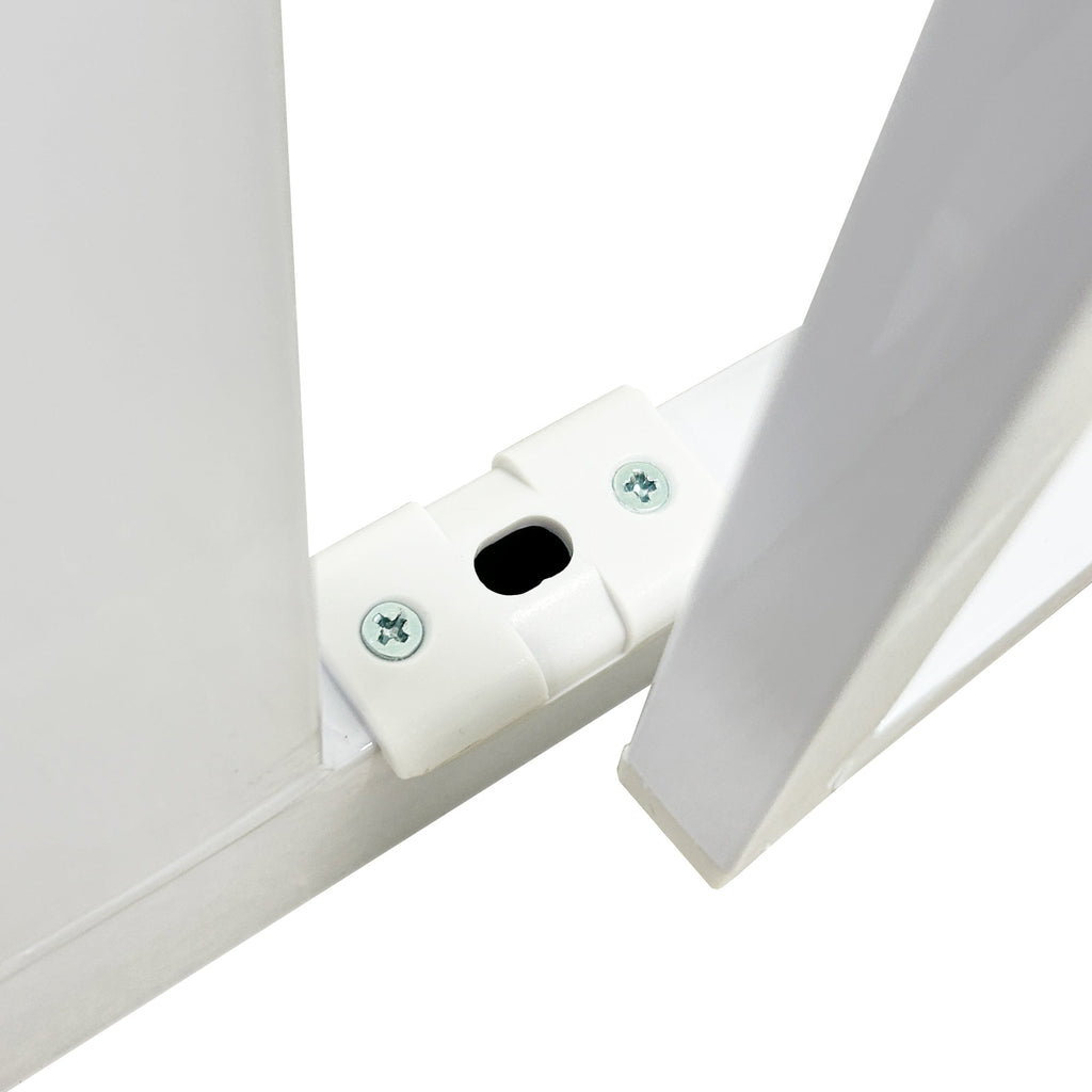 Callowesse Narrow Baby & Toddler Pressure Fit Door & Stair Safety Gate | 67-75cm x H79cm - White - Baby Gate