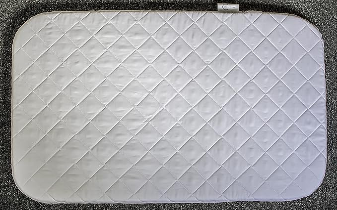 Callowesse Next2Me Mattress | Soft Quilted Microfibre Baby Crib Mattress | Hypoallergenic Breathable & Machine Washable
