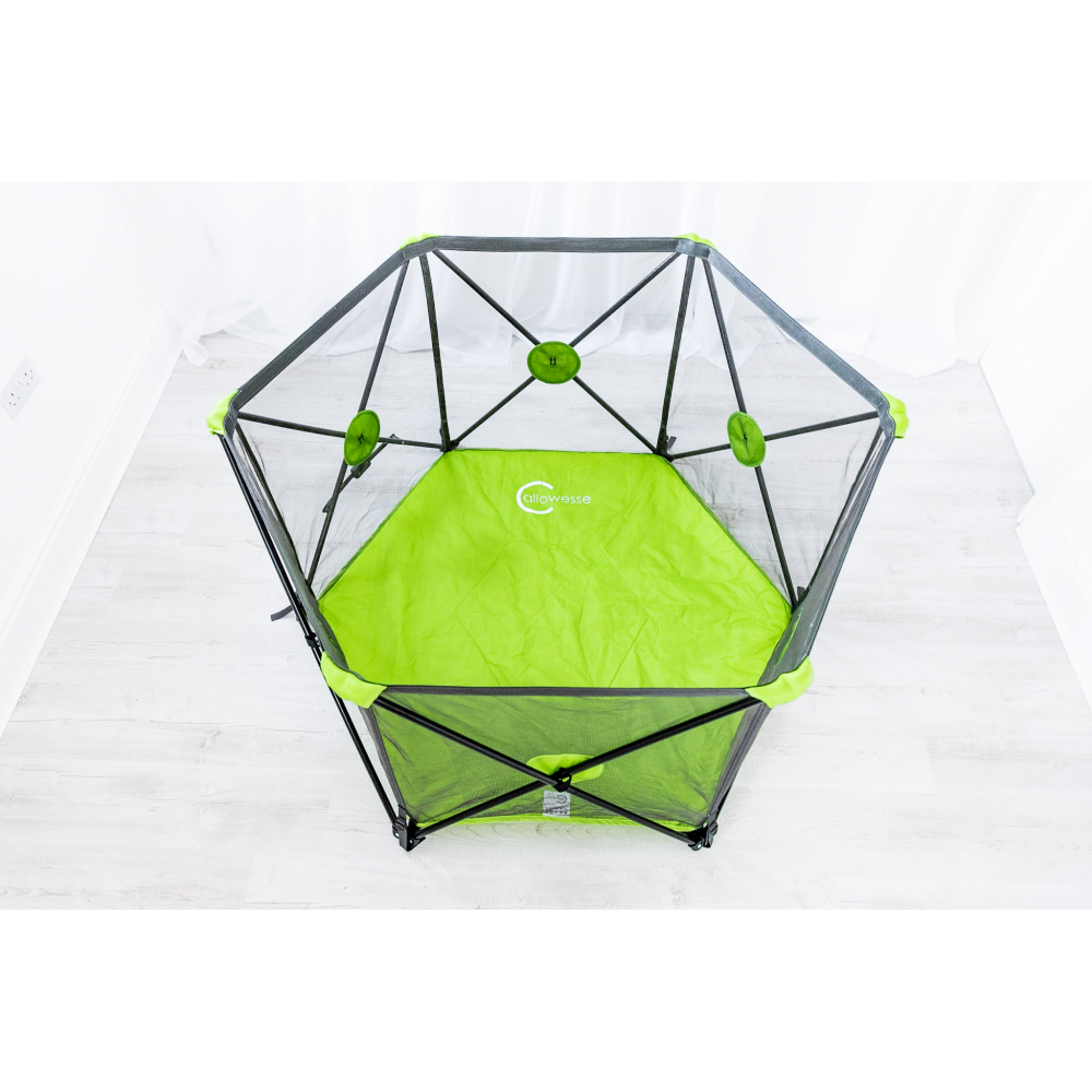 Callowesse Pop Up and Play Playpen with Securing Lock and Cushioned Guards - Playpen