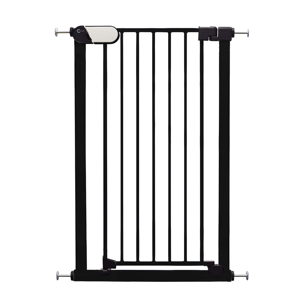 Callowesse Saluki Tall & Narrow Pressure Fit Child & Pet Safety Gate 65-70cm x H96cm - Black