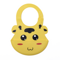 Callowesse Silicone Character Crumb Catcher Bib - Yellow - Bib / Placemat
