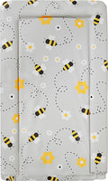 Callowesse Soft Foam Baby Changing Mat - Grey Bee - Changing Mat