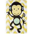 Callowesse Soft Foam Baby Changing Mat - Monkey Chevron - Changing Mat