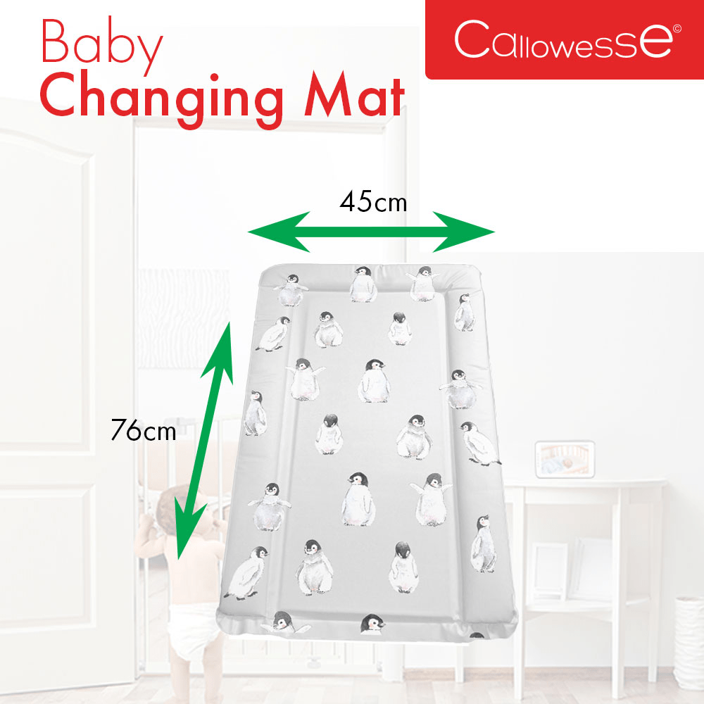 Callowesse Soft Foam Baby Changing Mat - Penguin Party - Changing Mat