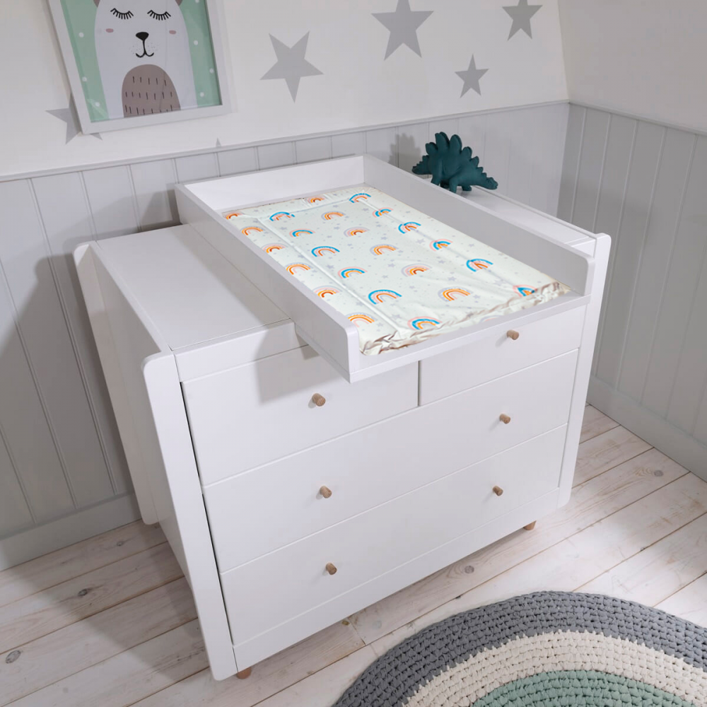 Callowesse Soft Foam Baby Changing Mat - Rainbow Stars - Changing Mat