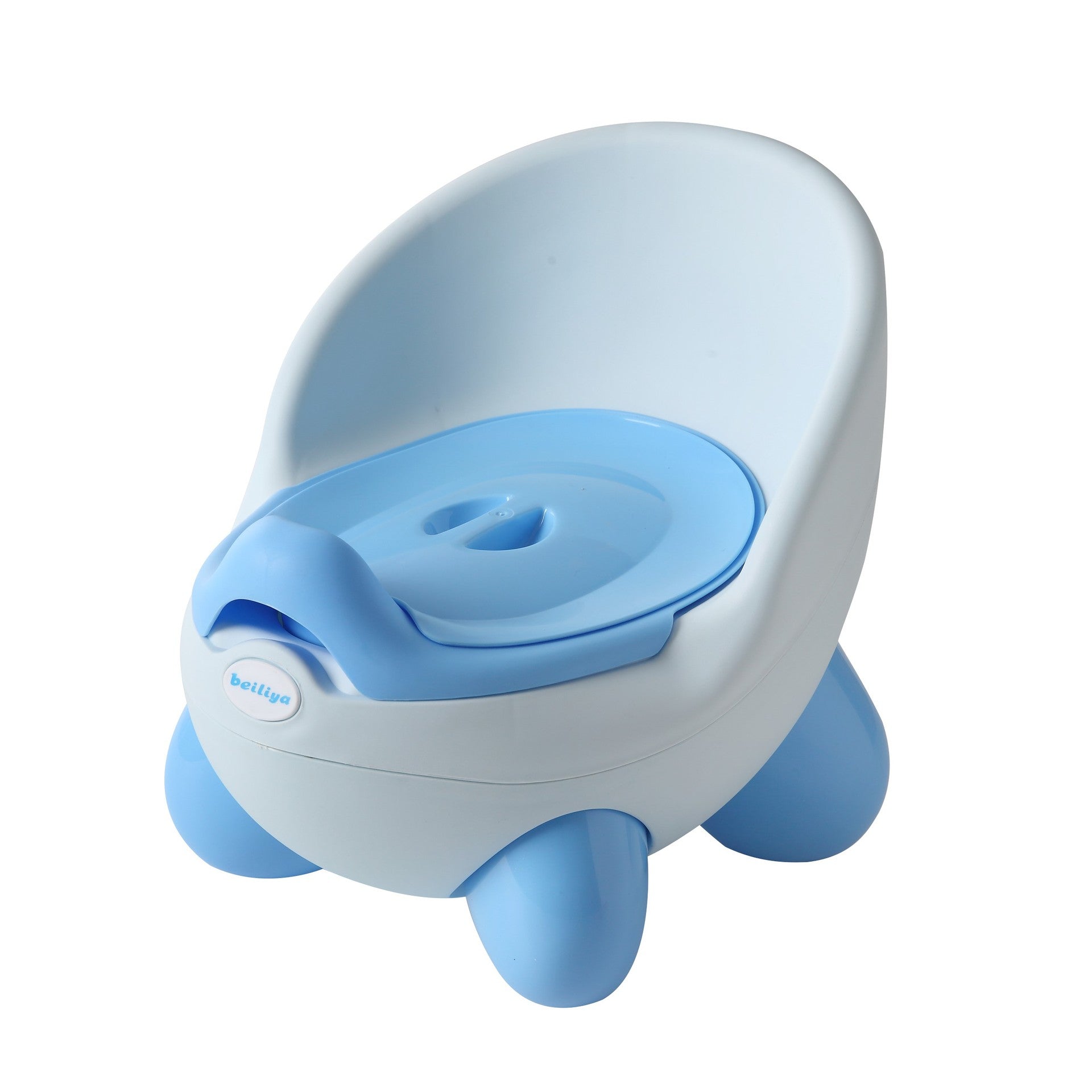 Cartoon Baby Potty Toilet Stool – Toddler Training Seat - Light blue - Baby Toileting & Potty Training