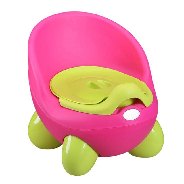 Cartoon Baby Potty Toilet Stool – Toddler Training Seat - Red - Baby Toileting & Potty Training