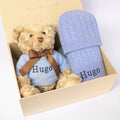 Cashmere and Teddy Gift Set - Cornflower Blue - Cornflower blue - Baby