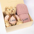 Cashmere and Teddy Gift Set - Rosewood - Rosewood - Baby