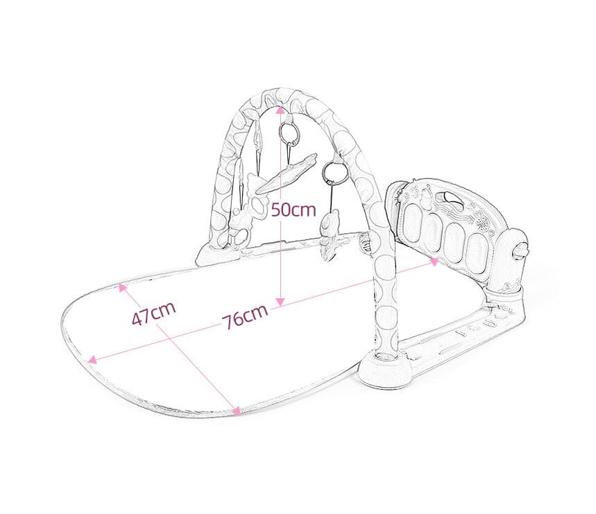 Baby Toys Fitness Frame Pedal Piano