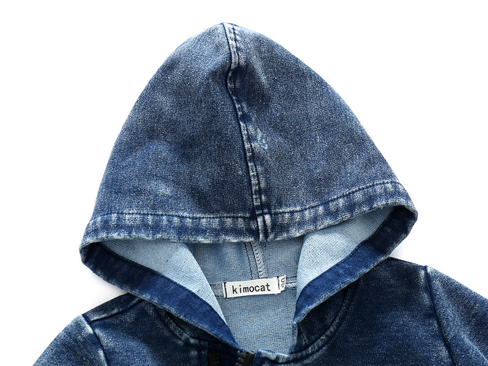 Children’s Clothing Baby Jumpsuit Zipper Shirt