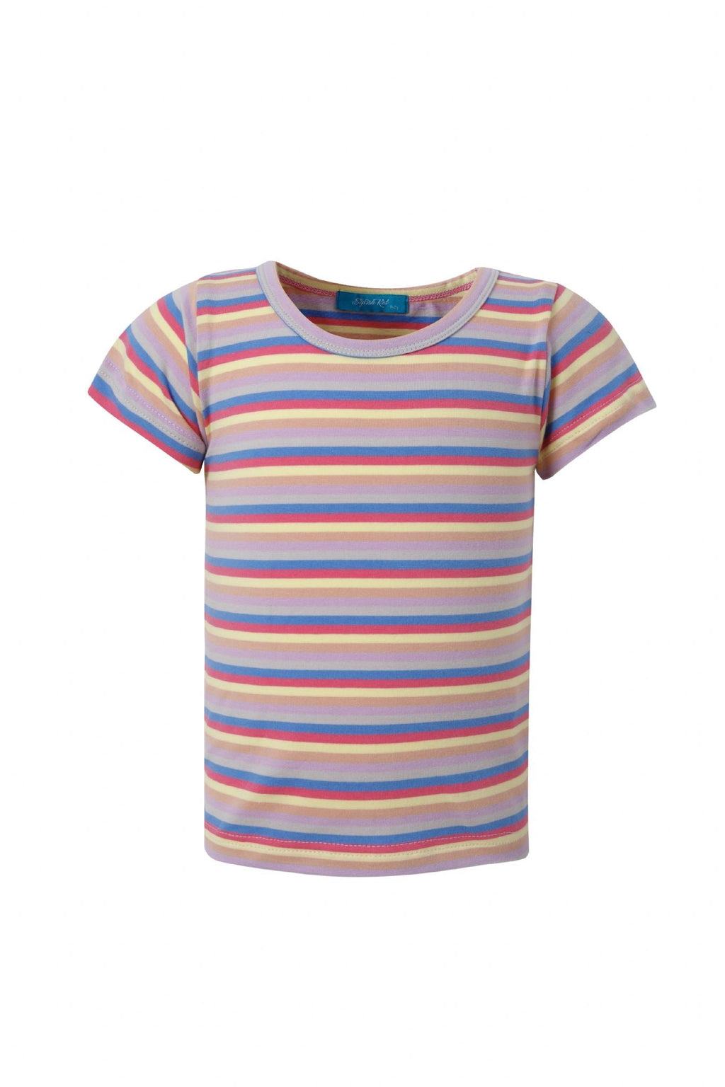 Chloe Rainbow Cotton T-Shirt Top | Baby Child Toddler