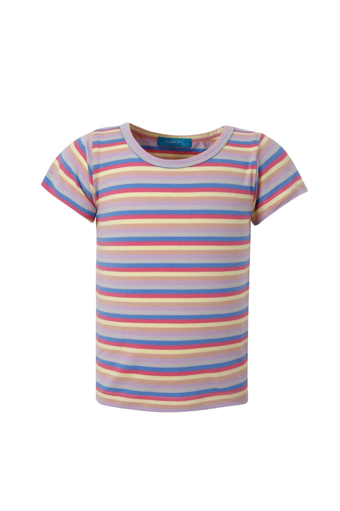 Chloe Rainbow Cotton T-Shirt Top | Baby Child Toddler