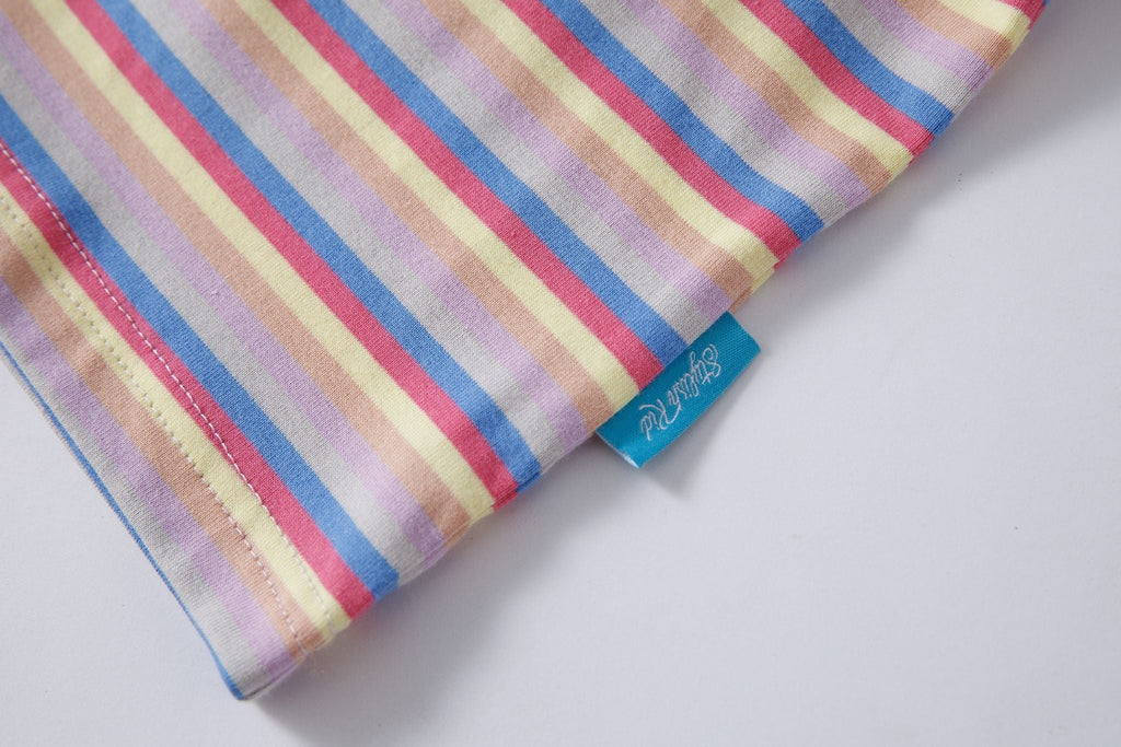 Chloe Rainbow Cotton T-Shirt Top | Baby Child Toddler