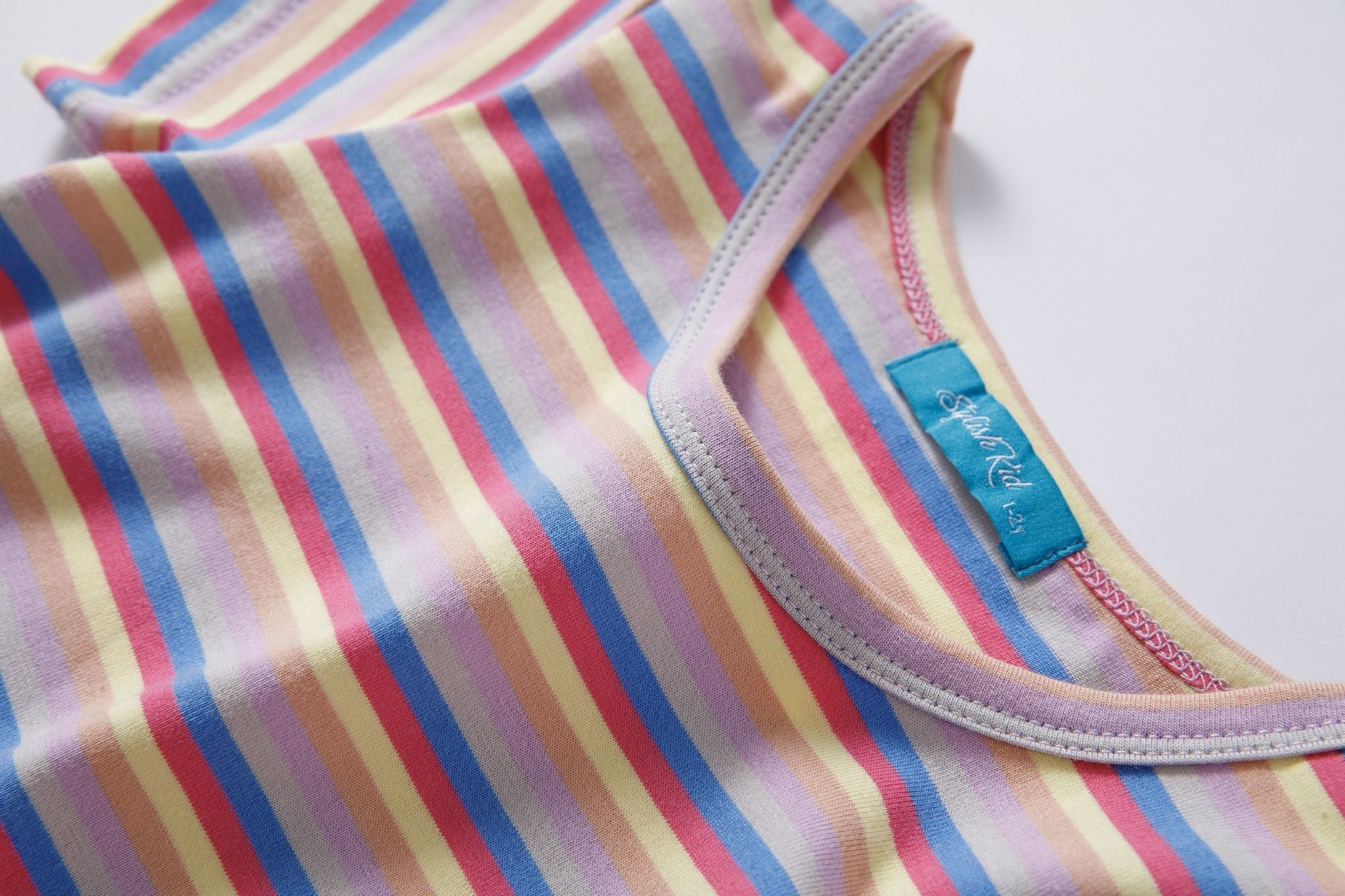 Chloe Rainbow Cotton T-Shirt Top | Baby Child Toddler