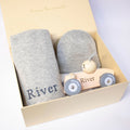 Classic Cashmere Racing Car Set - Bunny - Pink Bunny - Baby