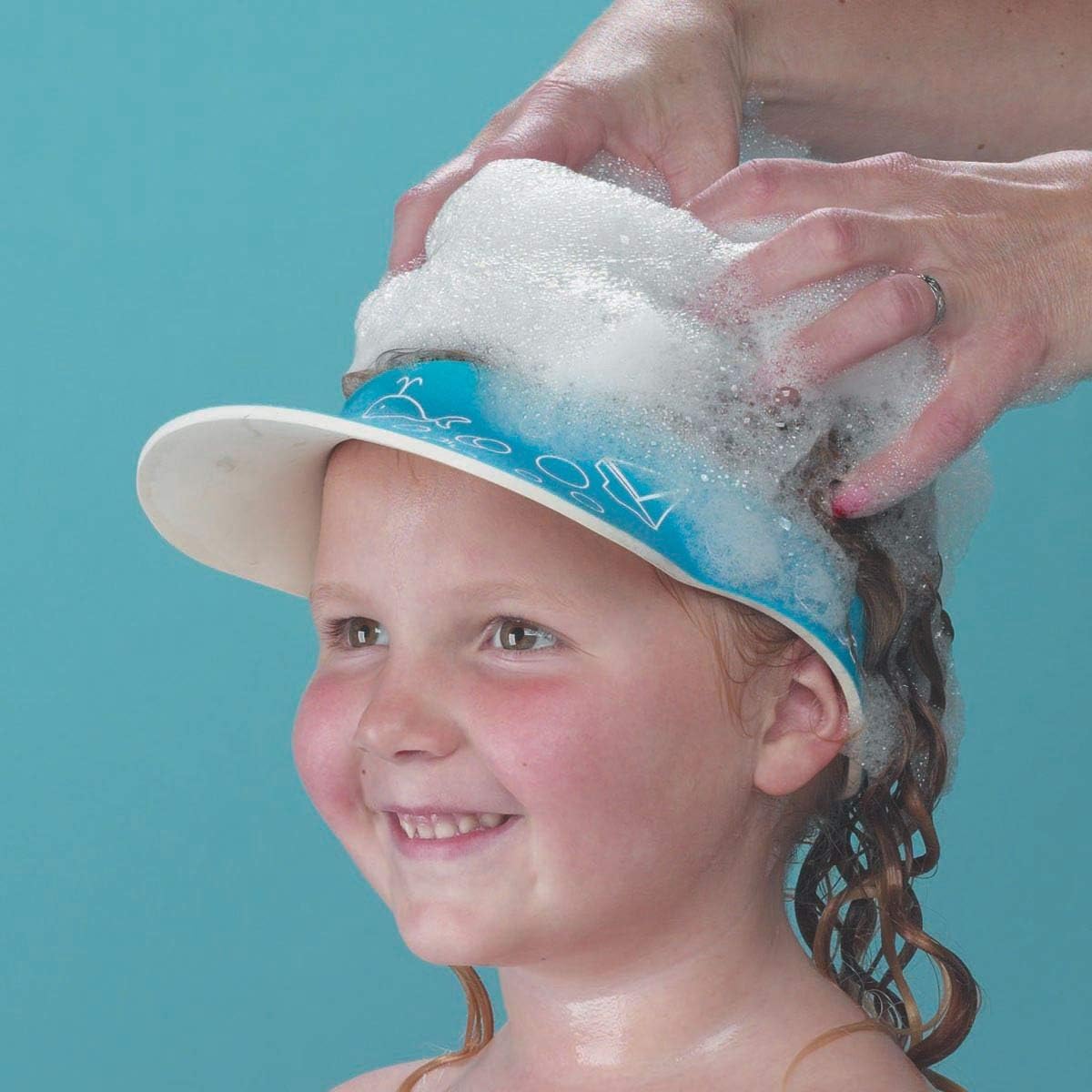 Clippasafe Bathtime Shampoo Eye Shield - Blue - Bathing Accessory