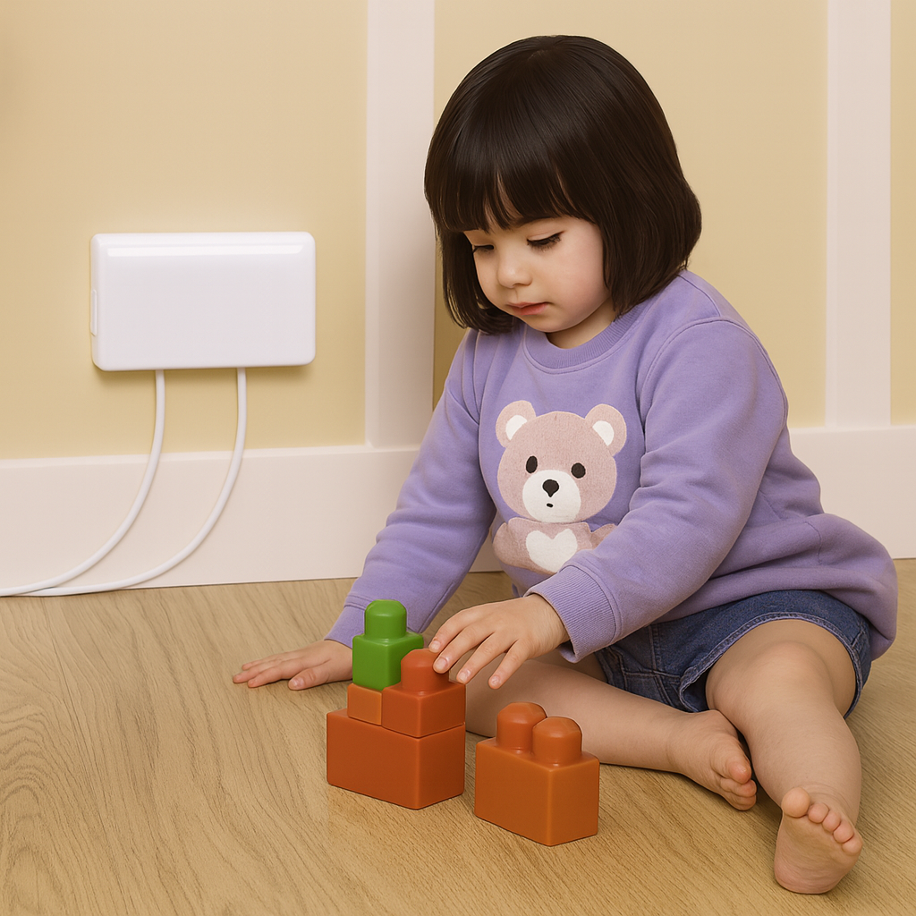 Clippasafe Double Electric Socket Cover - White - Plug Socket Cover