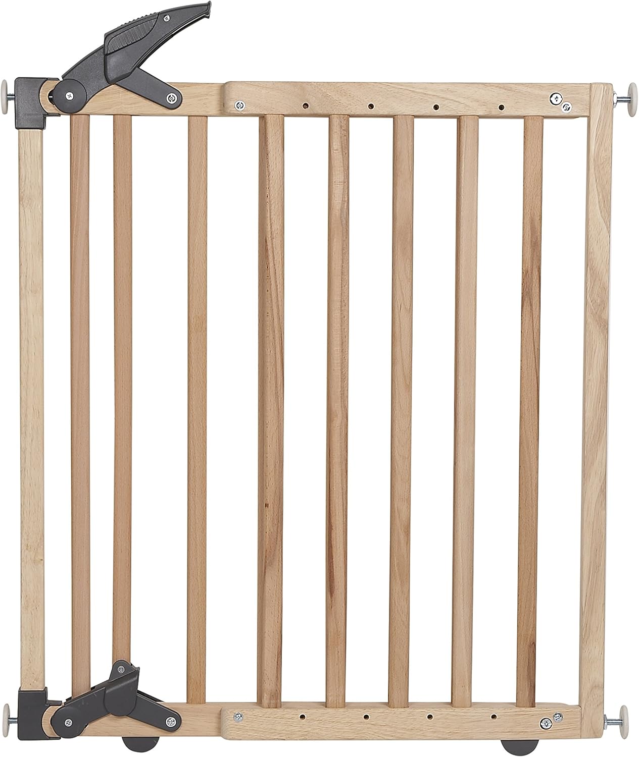 Clippasafe Extendable Wooden Screw Fit Stair Gate or Pressure Fit Safety Barrier (68cm-102cm) | Barrier Only