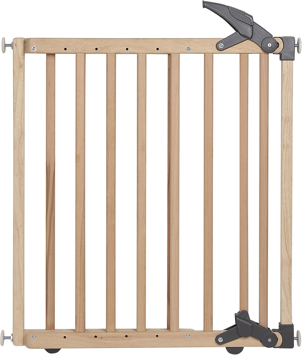Clippasafe Extendable Wooden Screw Fit Stair Gate or Pressure Fit Safety Barrier (68cm-102cm) | Barrier Only