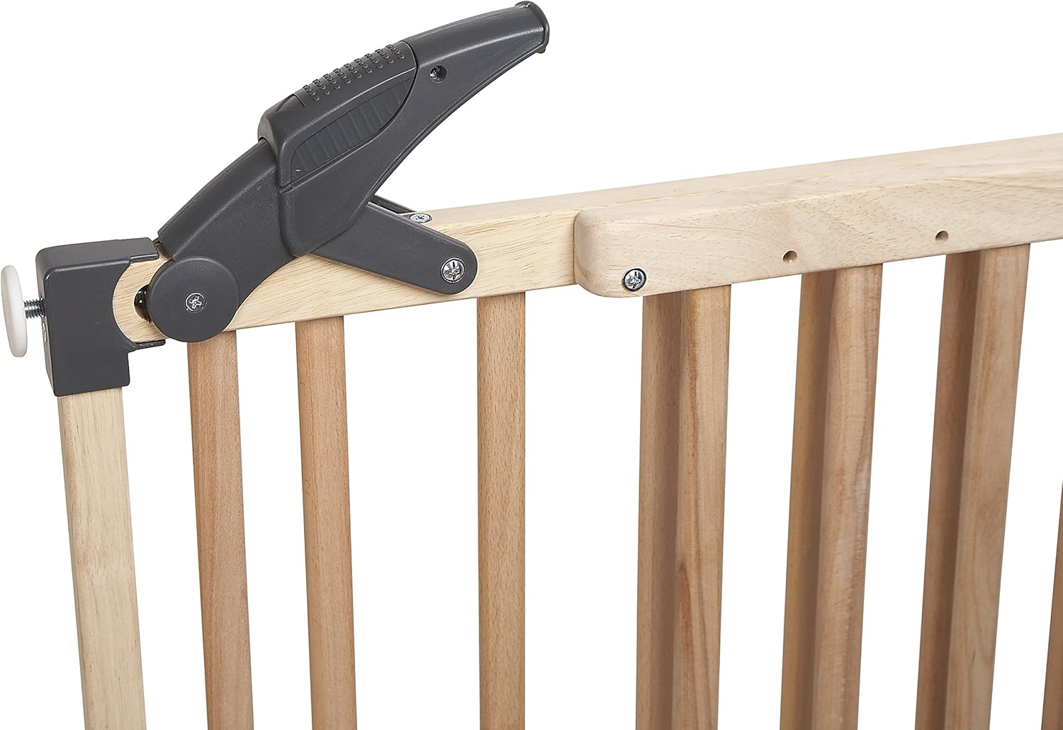 Clippasafe Extendable Wooden Screw Fit Stair Gate or Pressure Fit Safety Barrier (68cm-102cm) | Barrier Only