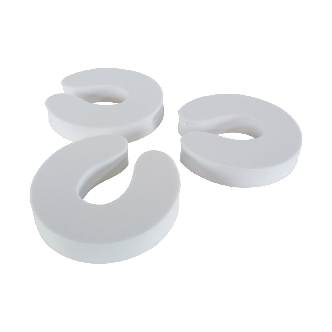Clippasafe Foam Door Stopper 3 Pack - White - Door Stop