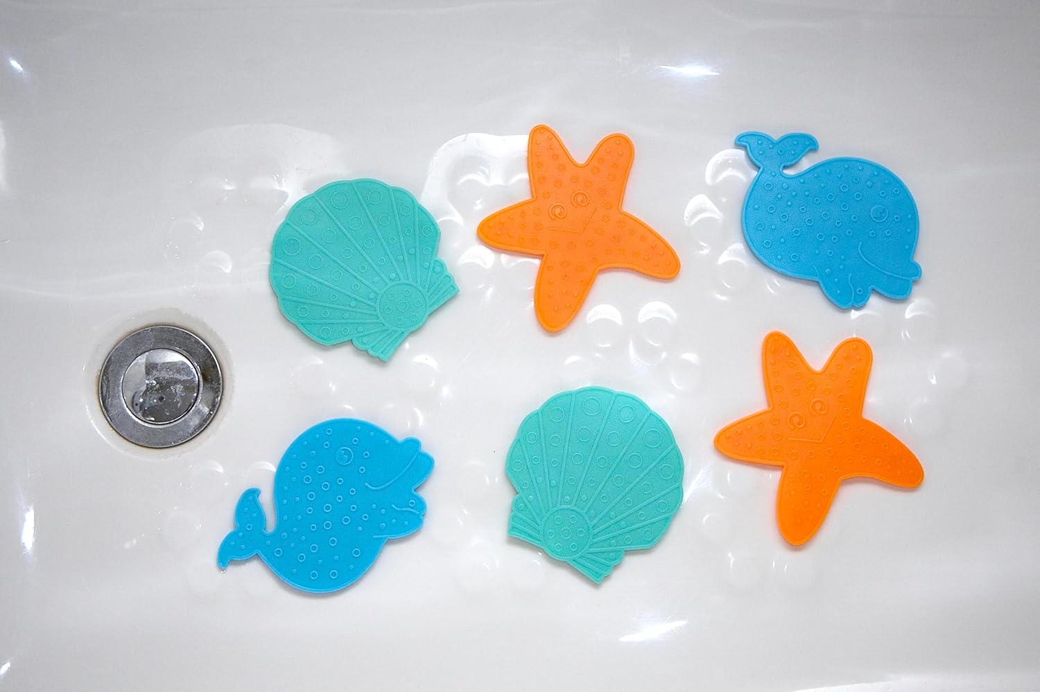 Clippasafe Mini Animal Bath Mats - 6 Pack - Bath Mat