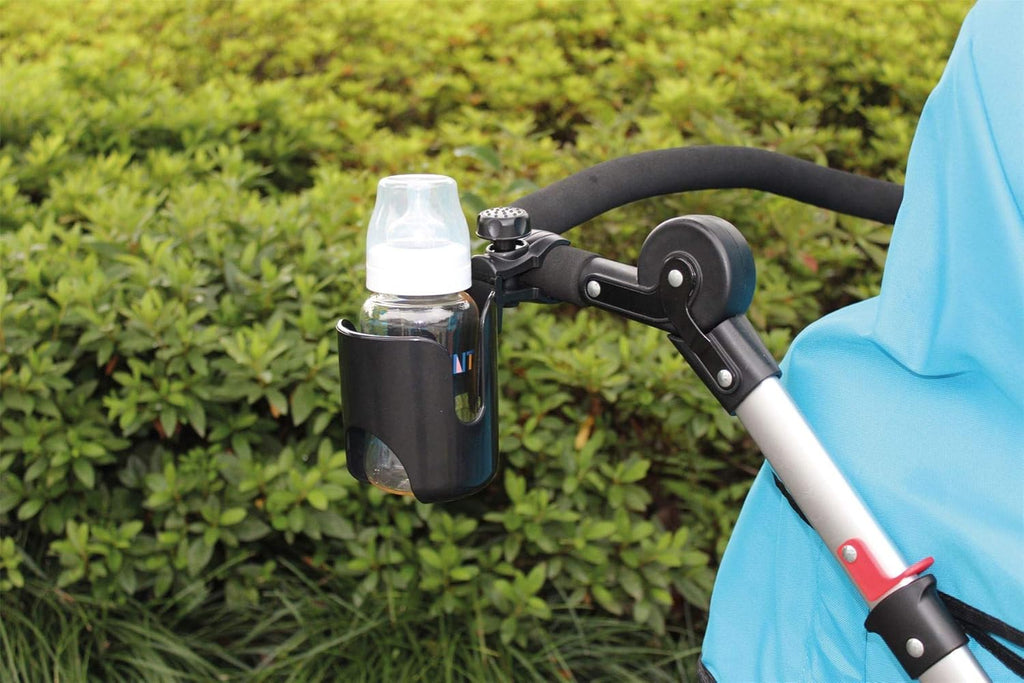 Clippasafe Universal Pushchair & Stroller Cup Holder - Black - Cup Holder