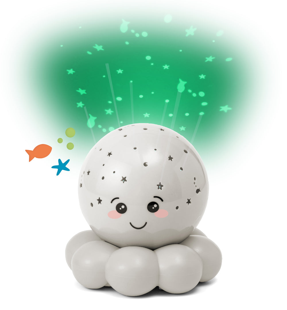 Cloud B Twinkles to Go Octo Nightlight Projector - Grey - Night Light