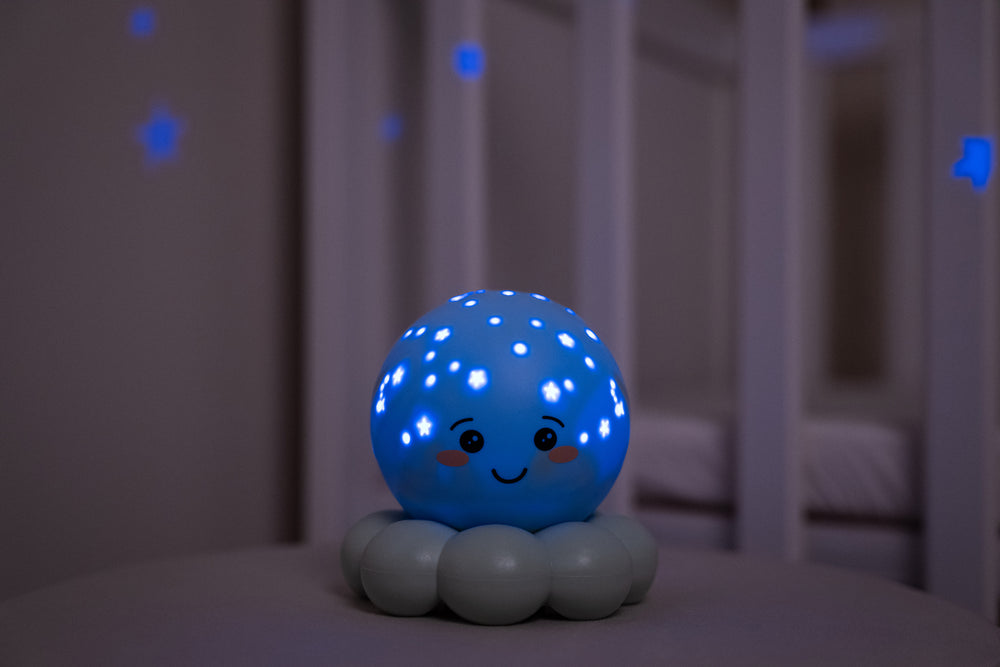 Cloud B Twinkles to Go Octo Nightlight Projector - Soft Blue - Night Light