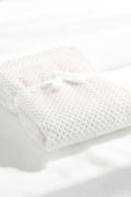 Cocole (White) Personalised Microfibre Soft Baby Blanket - Blankets