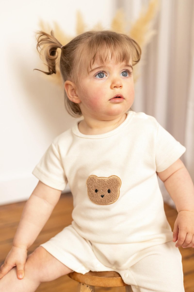 Cool Summer Bear & Bonnet Hat Set - Outfit Sets