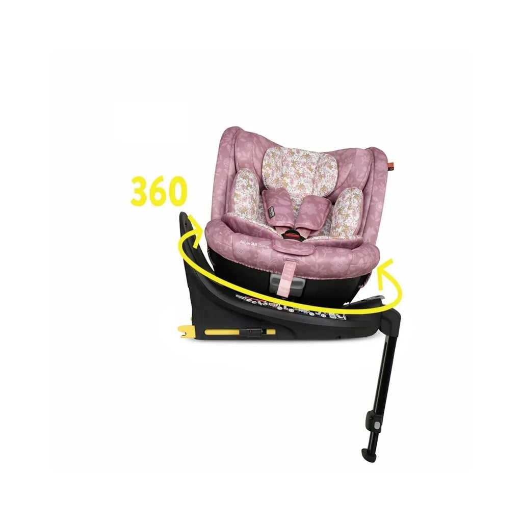 Cosatto All in All Extra i-Size 360 Car Seat - Camille - Camille - Car Seats Group 0+/1/2/3 (Birth to 12 Years)