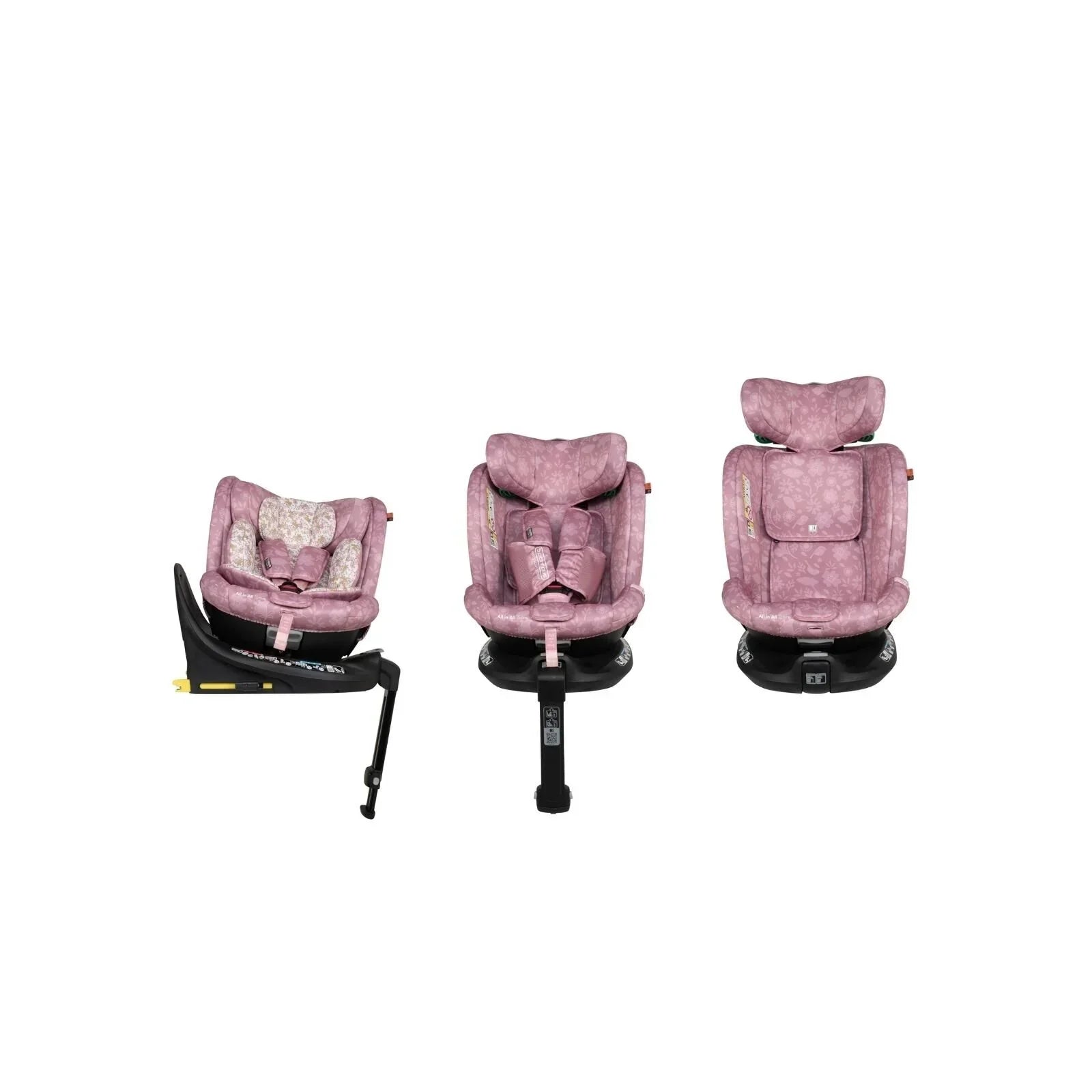 Cosatto All in All Extra i-Size 360 Car Seat - Camille - Camille - Car Seats Group 0+/1/2/3 (Birth to 12 Years)