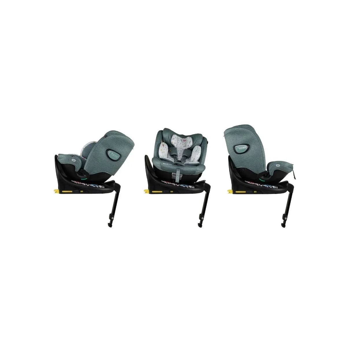 Cosatto All in All Extra i-Size 360 Car Seat - Meadow - Meadow - Car Seats Group 0+/1/2/3 (Birth to 12 Years)