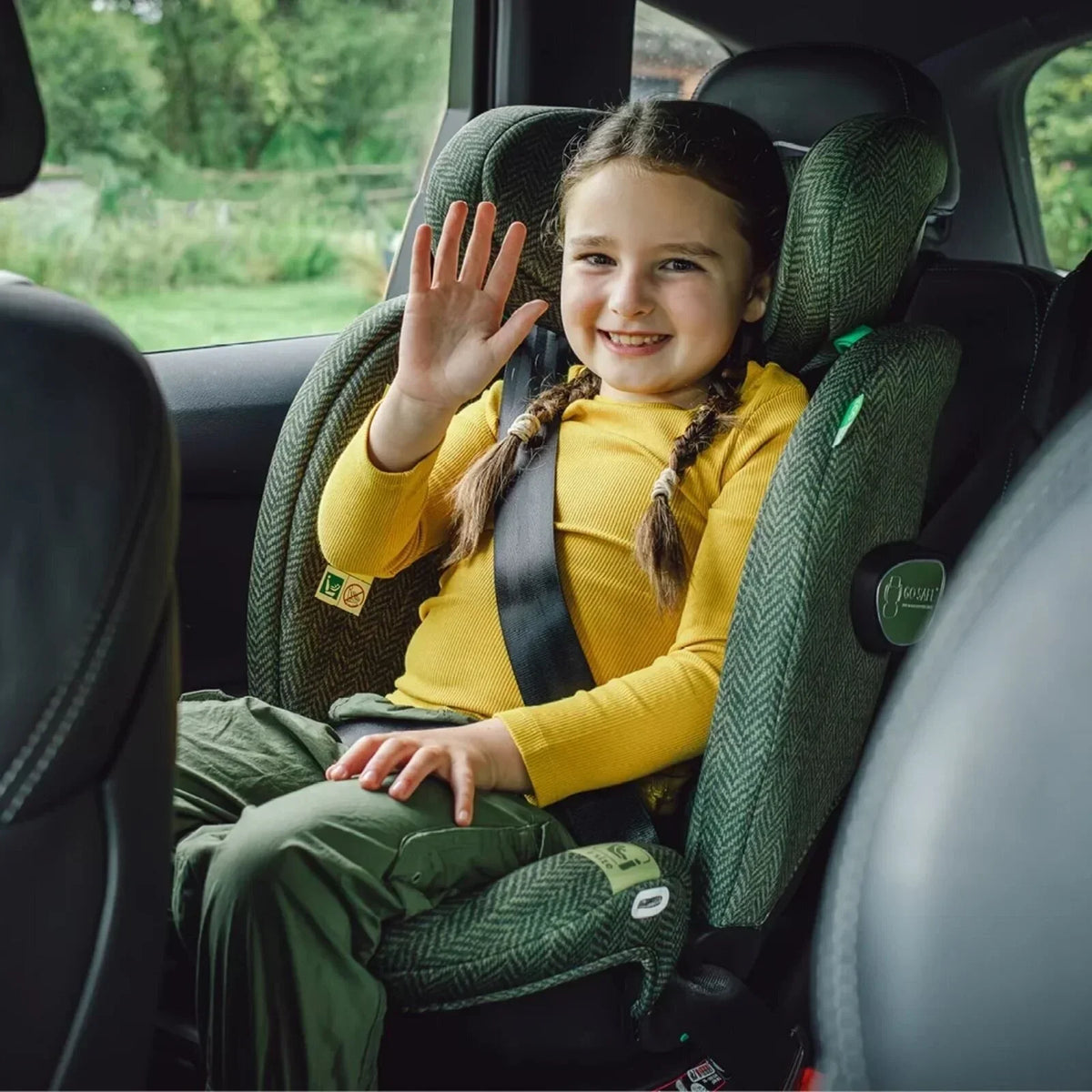 Cosatto All in All Extra i-Size 360 Car Seat - Meadow - Meadow - Car Seats Group 0+/1/2/3 (Birth to 12 Years)