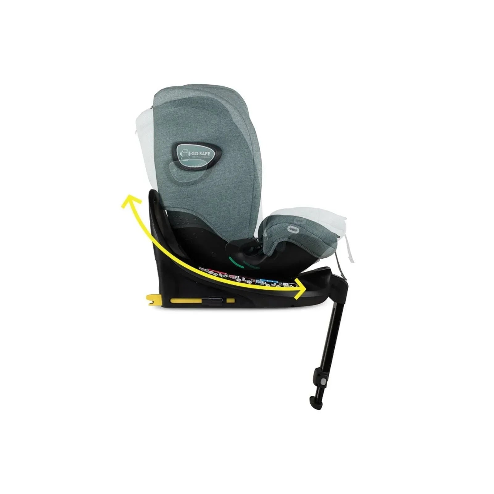 Cosatto All in All Extra i-Size 360 Car Seat - Meadow - Meadow - Car Seats Group 0+/1/2/3 (Birth to 12 Years)