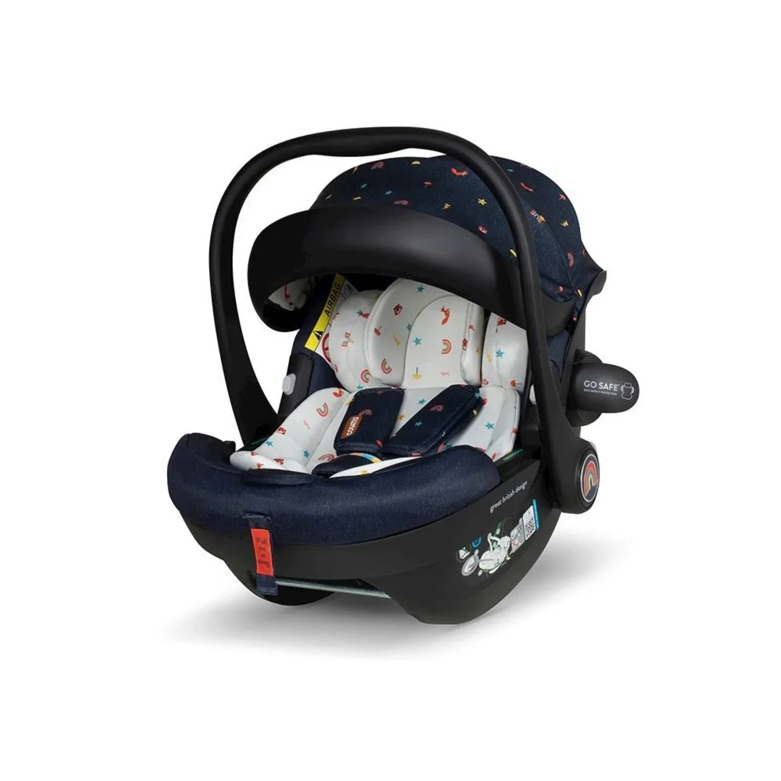 Cosatto Wow 3 Car Seat Bundle - Doodle Days - Doodle Days - 4 Wheel Travel Systems