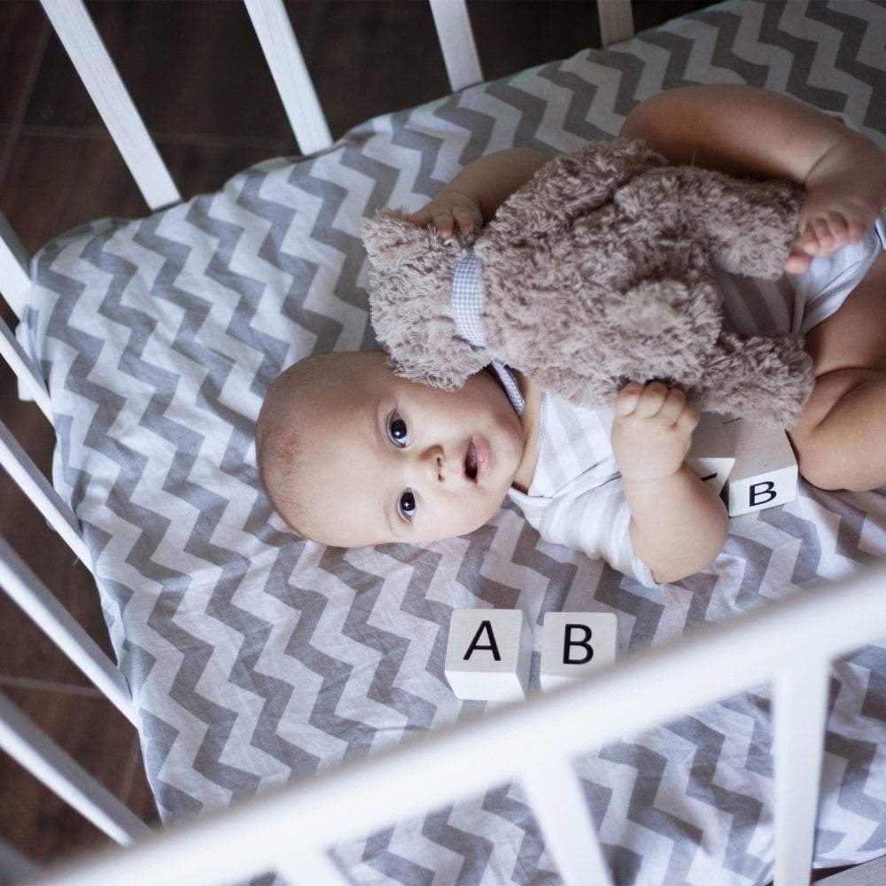 Cot Fitted Sheet 100% Cotton 120x60cm - Pack Of 4-10