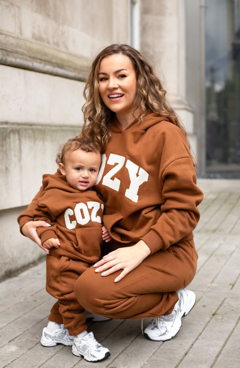 COZY Adult Tracksuit Brown Set - Tracksuits