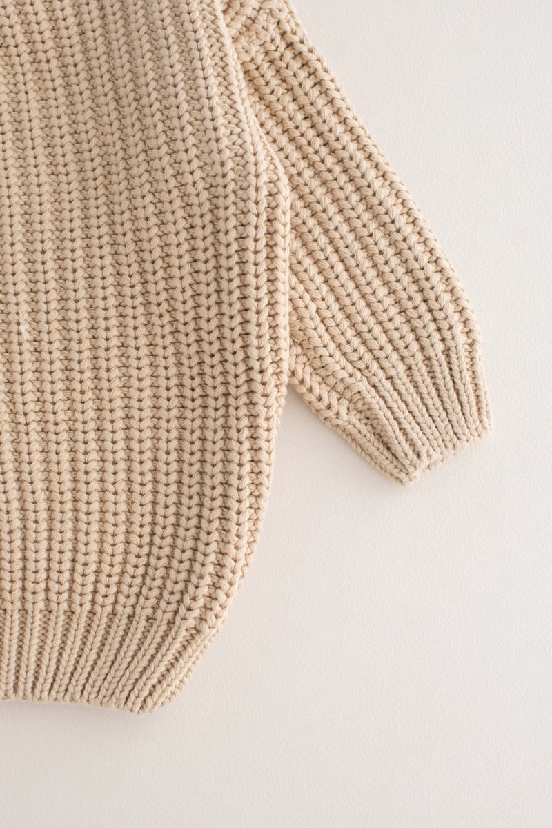 COZY Chunky Sweater | Almond Personlised - Jumpers