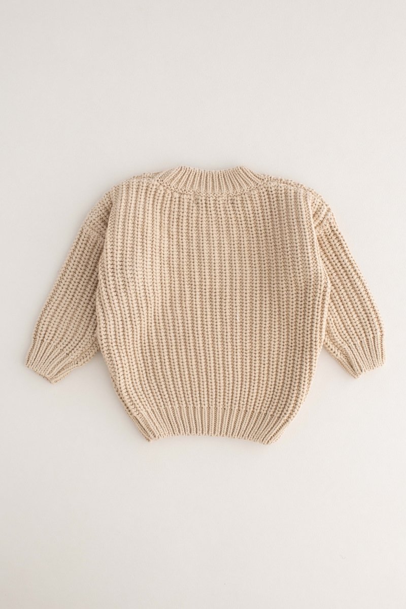 COZY Chunky Sweater | Almond Personlised - Jumpers
