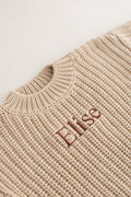 COZY Chunky Sweater | Almond Personlised - Jumpers