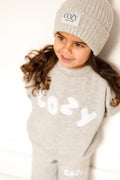 COZY Knitted Beanie Hat Marl Grey - Hats