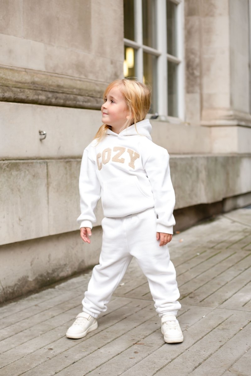 COZY Mini Tracksuit Off-White Set - Tracksuits