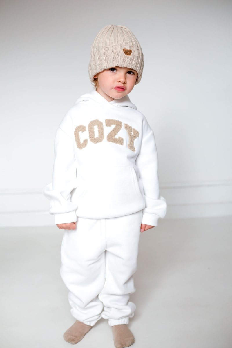 COZY Mini Tracksuit Off-White Set - Tracksuits