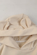 Cozy Nozi Bear Hoodie Cream or Brown - Cream / 0-6 M - Jumpers