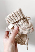 COZY Speckle Knit Booties 100% Cotton - Baby Booties