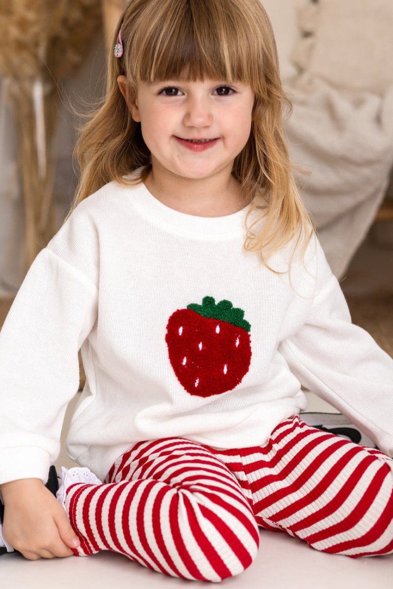 COZY Strawberry | Sweatshirt + Leggings - Outfit Sets